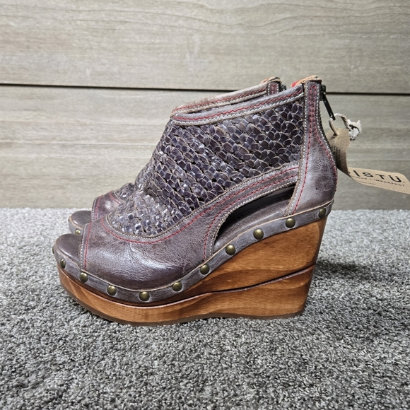 Bed Stu Odette Platform Wedge Sandal NEW size 8 - Picture 4 of 10